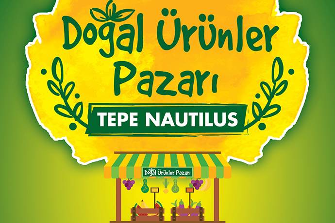 1-3 Kasım'da Tepe Nautilus’ta Doğal Ürünler pazarı kuruluyor